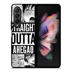STRAIGHT OUTTA AHEGAO Samsung Galaxy Z Fold 3 Case Cover