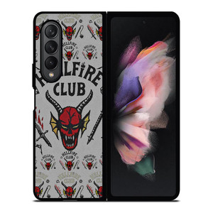 STRANGER THINGS HELLFIRE MASK Samsung Galaxy Z Fold 3 Case Cover