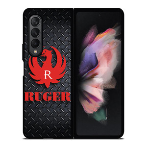 STURM RUGER FIREARM PLATE LOGO Samsung Galaxy Z Fold 3 Case Cover