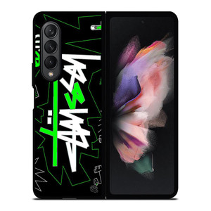 STUSSY ARTWORK LOGO Samsung Galaxy Z Fold 3 Case Cover STUSSY ARTWORK LOGO Samsung Galaxy Z Fold 3 Case Cover