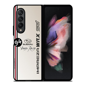 SUBARUWRX STI VINTAGE CAR Samsung Galaxy Z Fold 3 Case Cover SUBARUWRX STI VINTAGE CAR Samsung Galaxy Z Fold 3 Case Cover