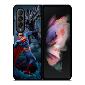 SUPERMAN VS BATMAN SUPERHERO DC Samsung Galaxy Z Fold 3 Case Cover SUPERMAN VS BATMAN SUPERHERO DC Samsung Galaxy Z Fold 3 Case Cover