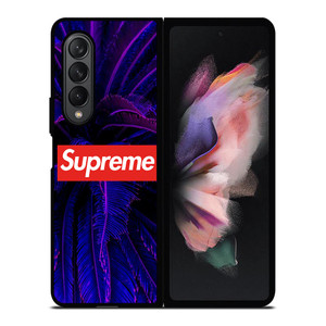 SUPREME GLOWING PALM TREE Samsung Galaxy Z Fold 3 Case Cover