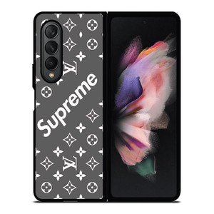 SUPREME GREY PATTREN Samsung Galaxy Z Fold 3 Case Cover