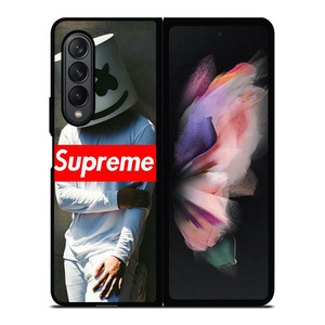 SUPREME MARSHMELLO Samsung Galaxy Z Fold 3 Case Cover