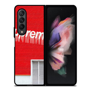SUPREME MELTED RED HOUSE Samsung Galaxy Z Fold 3 Case Cover SUPREME MELTED RED HOUSE Samsung Galaxy Z Fold 3 Case Cover