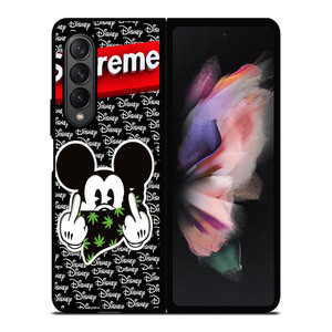 SUPREME MICKEY MOUSE 2 Samsung Galaxy Z Fold 3 Case Cover SUPREME MICKEY MOUSE 2 Samsung Galaxy Z Fold 3 Case Cover