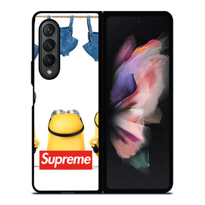 SUPREME MINIONS PANTS Samsung Galaxy Z Fold 3 Case Cover