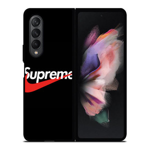 SUPREME X NIKE BLACK LOGO Samsung Galaxy Z Fold 3 Case Cover SUPREME X NIKE BLACK LOGO Samsung Galaxy Z Fold 3 Case Cover