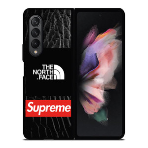 SUPREME X THE NORTH FACE LEATHER Samsung Galaxy Z Fold 3 Case Cover SUPREME X THE NORTH FACE LEATHER Samsung Galaxy Z Fold 3 Case Cover