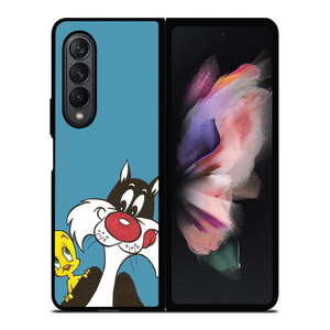 SYLVESTER AND TWEETY CLASSIC CARTOON Samsung Galaxy Z Fold 3 Case Cover SYLVESTER AND TWEETY CLASSIC CARTOON Samsung Galaxy Z Fold 3 Case Cover