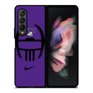 TCU HORNED FROGS FOOTBALL NIKE Samsung Galaxy Z Fold 3 Case Cover TCU HORNED FROGS FOOTBALL NIKE Samsung Galaxy Z Fold 3 Case Cover