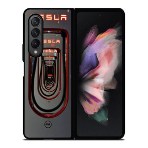 TESLA STATION CHARGE Samsung Galaxy Z Fold 3 Case Cover