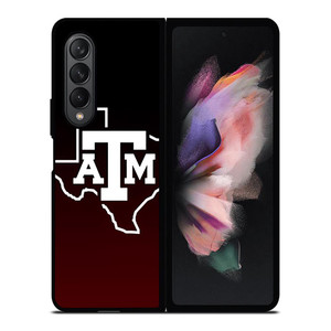 TEXAS A&M AGGIES FOOTBALL SYMBOL Samsung Galaxy Z Fold 3 Case Cover