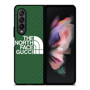 THE NORTH FACE X GUCCI PATTERN Samsung Galaxy Z Fold 3 Case Cover