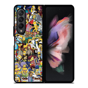 THE SIMPSONS ALL COLLAGE Samsung Galaxy Z Fold 3 Case Cover