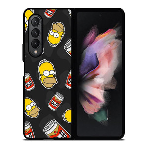 THE SIMPSONS HOMER DUFF BEER Samsung Galaxy Z Fold 3 Case Cover