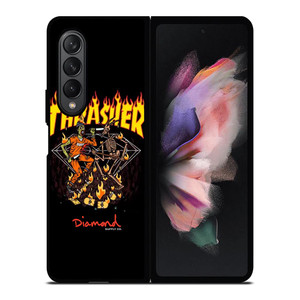 THRASHER DIAMOND SUPPLY CO  Samsung Galaxy Z Fold 3 Case Cover