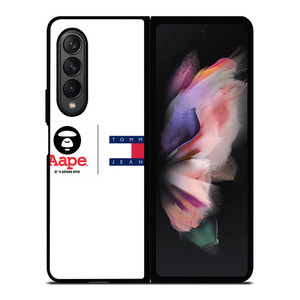 TOMMY HILFIGER A BATHING APE LOGO Samsung Galaxy Z Fold 3 Case Cover