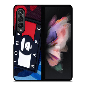 TOMMY HILFIGER BAPE CAMO Samsung Galaxy Z Fold 3 Case Cover TOMMY HILFIGER BAPE CAMO Samsung Galaxy Z Fold 3 Case Cover
