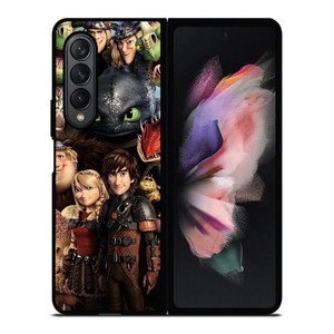 TOOTHLESS TRAIN YOUR DRAGON CHARACTER Samsung Galaxy Z Fold 3 Case Cover