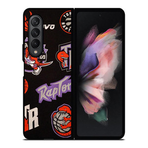 TORONTO RAPTORS LOGO COLLAGE Samsung Galaxy Z Fold 3 Case Cover TORONTO RAPTORS LOGO COLLAGE Samsung Galaxy Z Fold 3 Case Cover