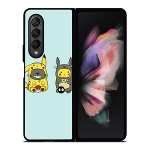 TOTORO X PIKACHU CARTOON Samsung Galaxy Z Fold 3 Case Cover
