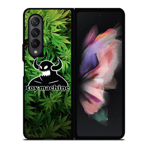TOY MACHINE SKATEBOARD WEED Samsung Galaxy Z Fold 3 Case Cover TOY MACHINE SKATEBOARD WEED Samsung Galaxy Z Fold 3 Case Cover