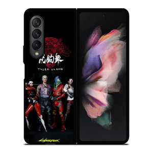 TYGER CLAWS CYBERPUNK 2077 Samsung Galaxy Z Fold 3 Case Cover TYGER CLAWS CYBERPUNK 2077 Samsung Galaxy Z Fold 3 Case Cover