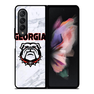 UGA GEORGIA BULLDOGS MARBLE LOGO Samsung Galaxy Z Fold 3 Case Cover UGA GEORGIA BULLDOGS MARBLE LOGO Samsung Galaxy Z Fold 3 Case Cover