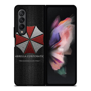 UMBRELLA CORPORATION CRACKED LOGO Samsung Galaxy Z Fold 3 Case Cover