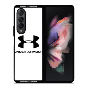 UNDER ARMOUR ROUND WHITE Samsung Galaxy Z Fold 3 Case Cover UNDER ARMOUR ROUND WHITE Samsung Galaxy Z Fold 3 Case Cover