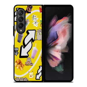 UNO REVERSE CARD CUTE COLLAGE Samsung Galaxy Z Fold 3 Case Cover UNO REVERSE CARD CUTE COLLAGE Samsung Galaxy Z Fold 3 Case Cover