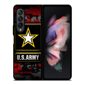 US ARMY CAMO LOGO Samsung Galaxy Z Fold 3 Case Cover US ARMY CAMO LOGO Samsung Galaxy Z Fold 3 Case Cover