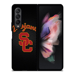USC TROJANS RUSTY METAL LOGO Samsung Galaxy Z Fold 3 Case Cover USC TROJANS RUSTY METAL LOGO Samsung Galaxy Z Fold 3 Case Cover