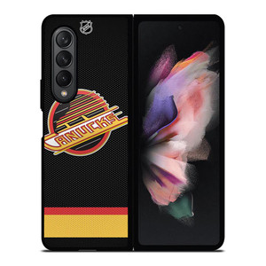 VACOUVER CANUCKS OLD LOGO METAL Samsung Galaxy Z Fold 3 Case Cover
