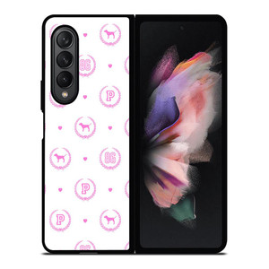 VICTORIA'S SECRET PINK LOVE DOG 86 Samsung Galaxy Z Fold 3 Case Cover