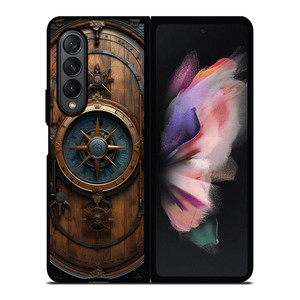 VINTAGE MAP COMPASS Samsung Galaxy Z Fold 3 Case Cover VINTAGE MAP COMPASS Samsung Galaxy Z Fold 3 Case Cover