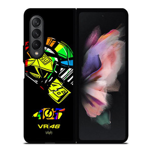 VR VALENTINO ROSSI 46 HELMET Samsung Galaxy Z Fold 3 Case Cover VR VALENTINO ROSSI 46 HELMET Samsung Galaxy Z Fold 3 Case Cover