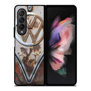 VW VOLKSWAGEN EMBLEM RUSTY Samsung Galaxy Z Fold 3 Case Cover