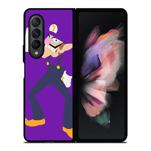 WALUIGI SUPER MARIO FLAT Samsung Galaxy Z Fold 3 Case Cover WALUIGI SUPER MARIO FLAT Samsung Galaxy Z Fold 3 Case Cover