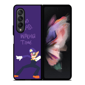 WALUIGI TIME TOO BAD Samsung Galaxy Z Fold 3 Case Cover WALUIGI TIME TOO BAD Samsung Galaxy Z Fold 3 Case Cover