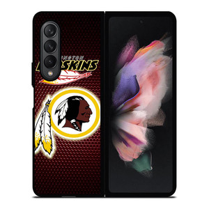 WASHINGTON REDSKINS METAL LOGO Samsung Galaxy Z Fold 3 Case Cover