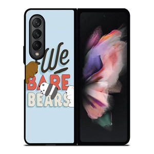 WE BARE BEARS CARTOON LOGO Samsung Galaxy Z Fold 3 Case Cover WE BARE BEARS CARTOON LOGO Samsung Galaxy Z Fold 3 Case Cover