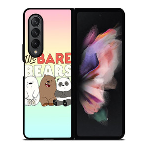 WE BARE BEARS COLORFUL Samsung Galaxy Z Fold 3 Case Cover