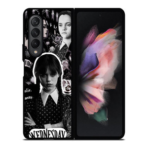 WEDNESDAY ADDAMS MOVIES COLLAGE Samsung Galaxy Z Fold 3 Case Cover