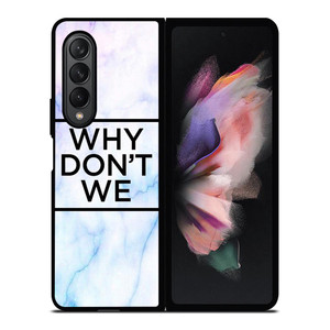 WHY DONT WE MARBLE LOGO Samsung Galaxy Z Fold 3 Case Cover WHY DONT WE MARBLE LOGO Samsung Galaxy Z Fold 3 Case Cover
