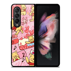 WINNIE THE POOH COLLAGE Samsung Galaxy Z Fold 3 Case Cover WINNIE THE POOH COLLAGE Samsung Galaxy Z Fold 3 Case Cover