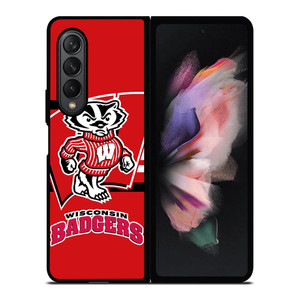 WISCONSIN BADGER SYMBOL Samsung Galaxy Z Fold 3 Case Cover