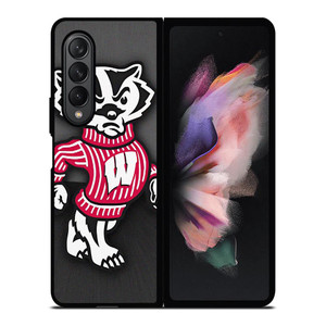 WISCONSIN BADGERS FOOTBALL MASCOT Samsung Galaxy Z Fold 3 Case Cover WISCONSIN BADGERS FOOTBALL MASCOT Samsung Galaxy Z Fold 3 Case Cover